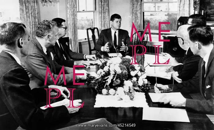 : President John Kennedy held a meeting on ? : President John Kennedy held a meeting on ?