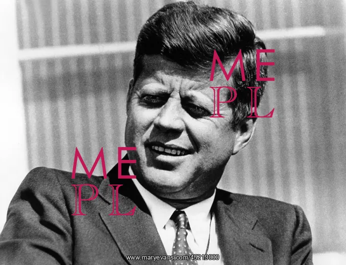 : President John Kennedy during an interview ? : President John Kennedy during an interview ?