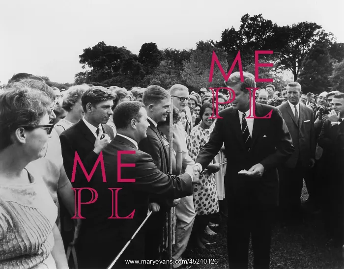 : President John Kennedy meets with one of ? : President John Kennedy meets with one of ?