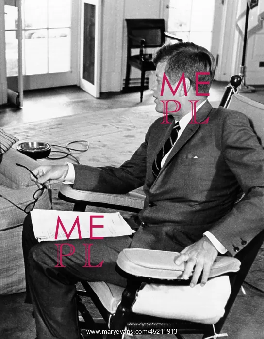 : President John Kennedy in his Oval Office ? : President John Kennedy in his Oval Office ?