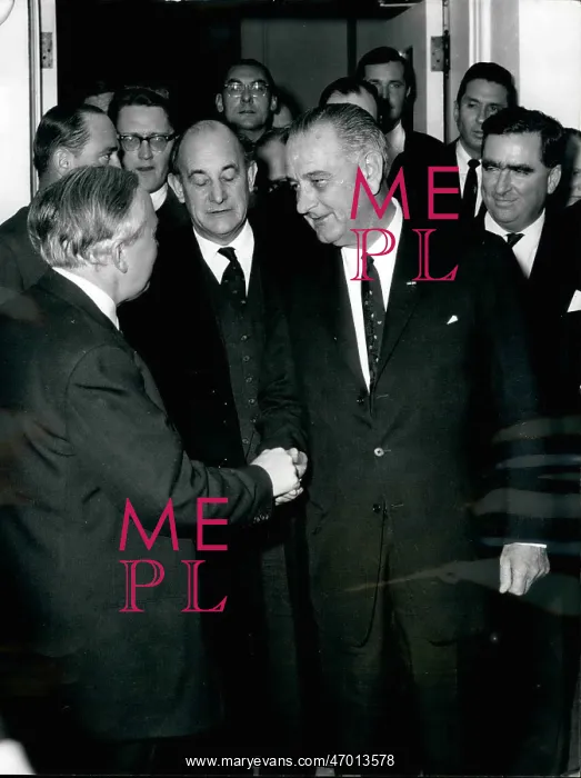 : President Johnson and Harold Wilson, Washington : President Johnson and Harold Wilson, Washington