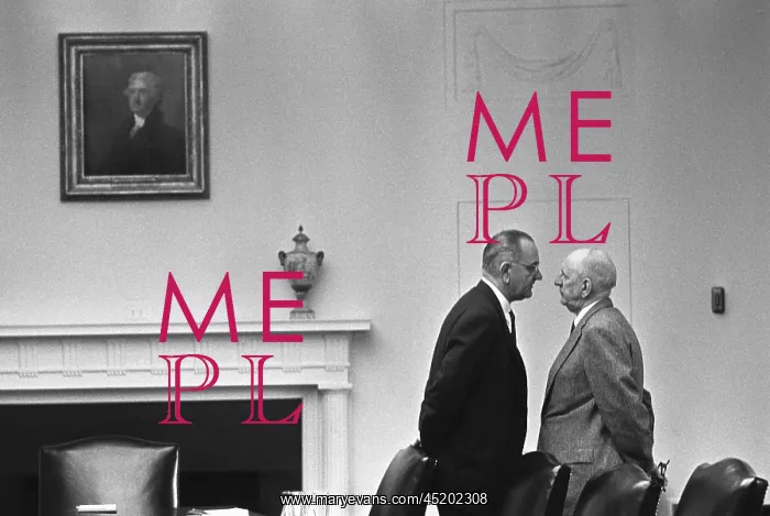 : President Johnson invading the space of ? : President Johnson invading the space of ?