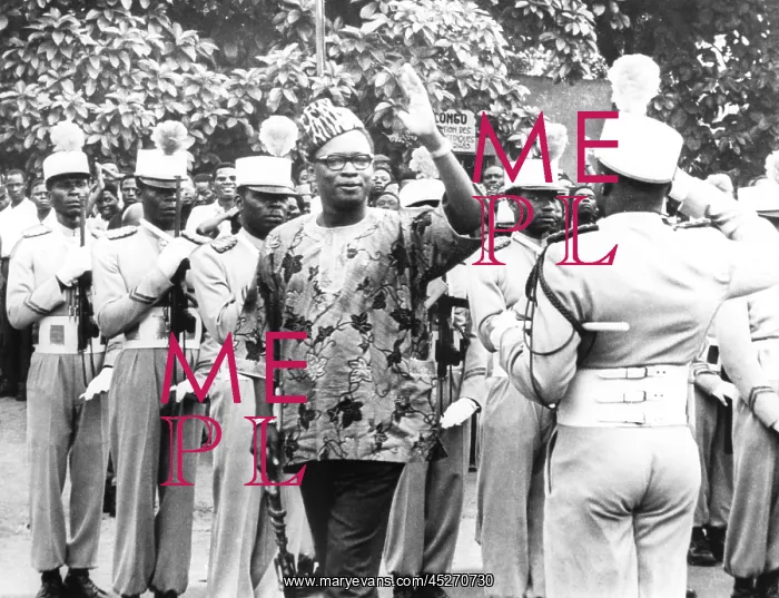 : President Joseph Mobutu of the Congo before addressing : President Joseph Mobutu of the Congo before addressing