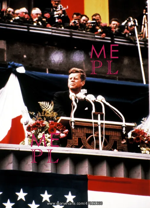 : President Kennedy speaking in Berlin, Germany : President Kennedy speaking in Berlin, Germany