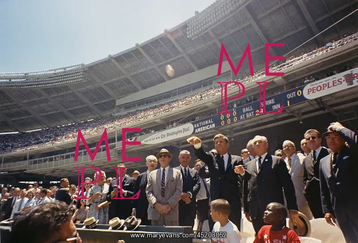: President Kennedy throws out first ball ? : President Kennedy throws out first ball ?
