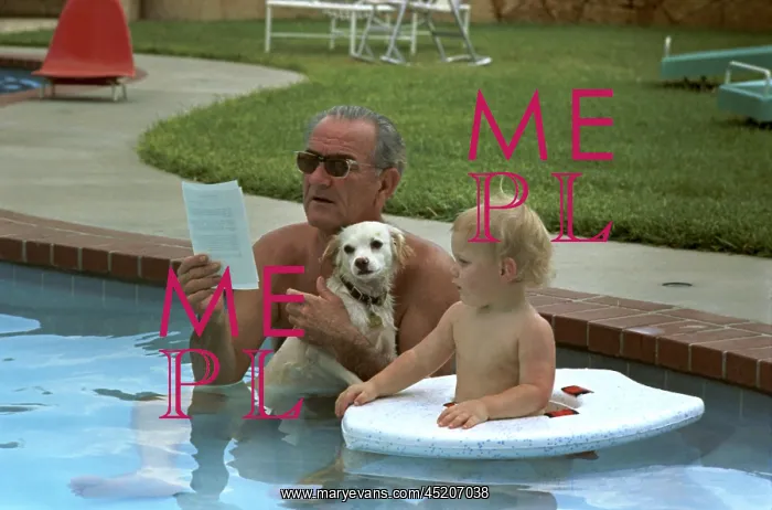 : President Lyndon Johnson celebrates his ? : President Lyndon Johnson celebrates his ?