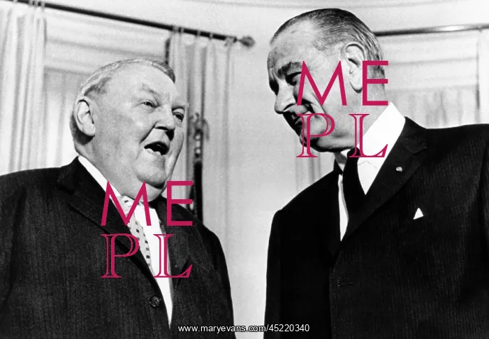 : President Lyndon Johnson meeting with West ? : President Lyndon Johnson meeting with West ?