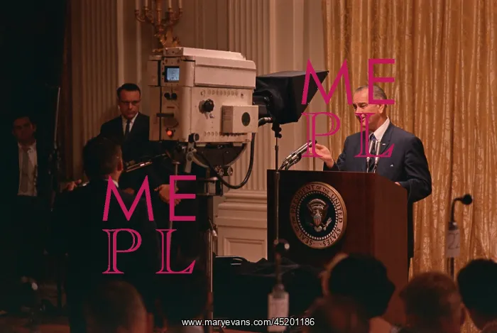 : President Lyndon Johnson televised press ? : President Lyndon Johnson televised press ?