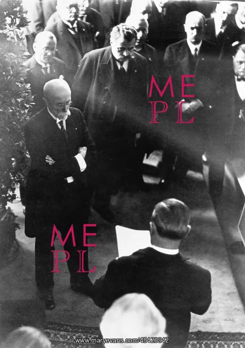  : President Masaryk during his 80ieth