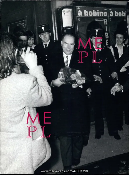 : President Mitterrand, Catherine Ribeiro Bobino Show : President Mitterrand, Catherine Ribeiro Bobino Show