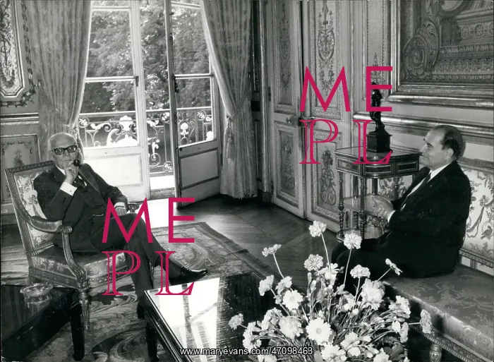 : President Mitterrand and Sandro Pertini of Italy : President Mitterrand and Sandro Pertini of Italy