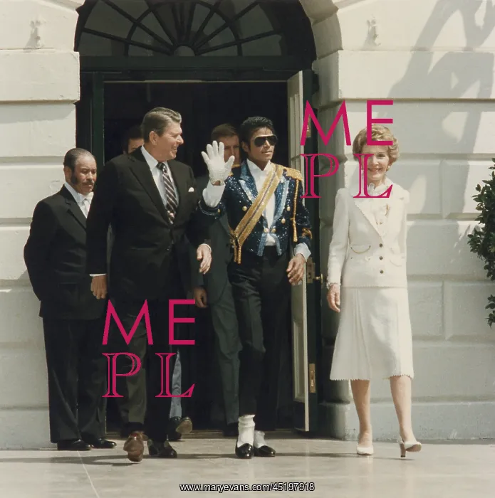 : President and Nancy Reagan with Michael ? : President and Nancy Reagan with Michael ?