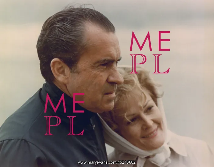 : President and Pat Nixon in an affectionate ? : President and Pat Nixon in an affectionate ?