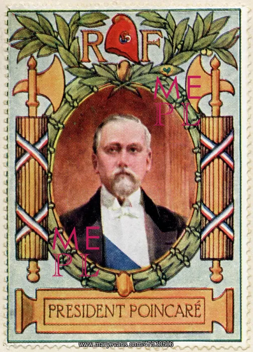 : President Poincare / Stamp : President Poincare / Stamp