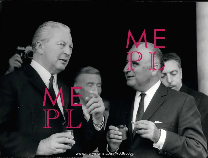 : President Pompidou and Chancellor Kiesinger, Bonn, Germany : President Pompidou and Chancellor Kiesinger, Bonn, Germany