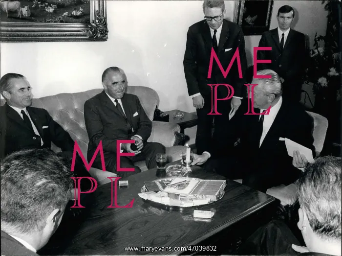 : President Pompidou and Chancellor Kiesinger, Bonn, Germany : President Pompidou and Chancellor Kiesinger, Bonn, Germany