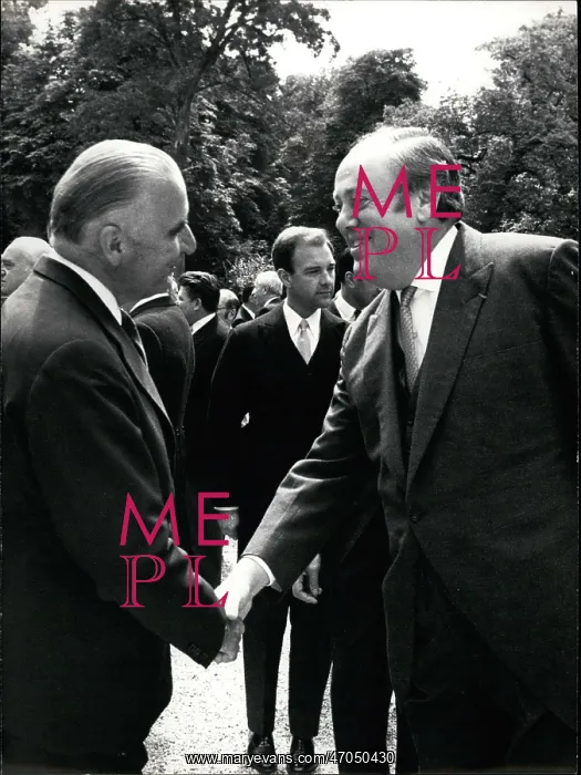 : President Pompidou and Christopher Soames, Bastille Day : President Pompidou and Christopher Soames, Bastille Day