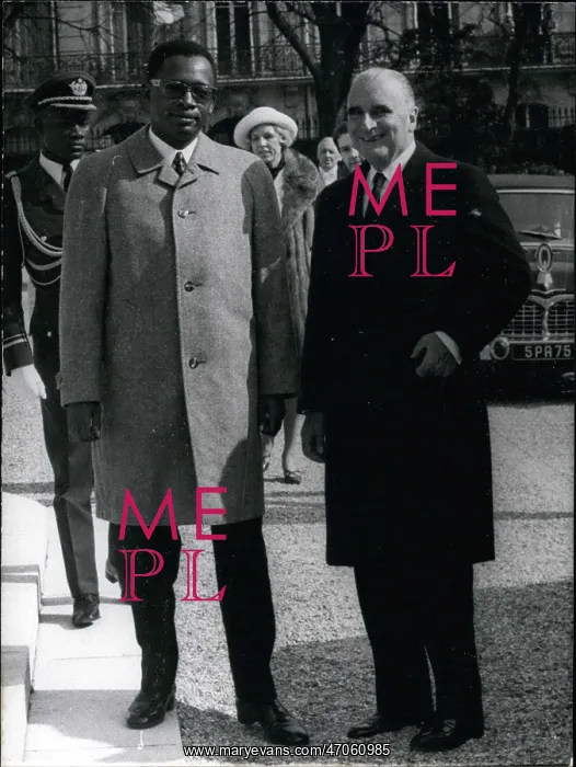 : President Pompidou and General Mobutu in Paris : President Pompidou and General Mobutu in Paris