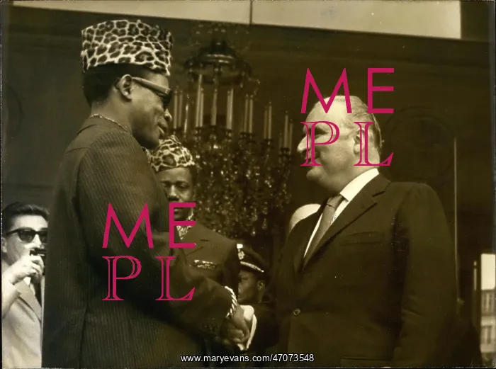 : President Pompidou and General Mobutu in Paris : President Pompidou and General Mobutu in Paris