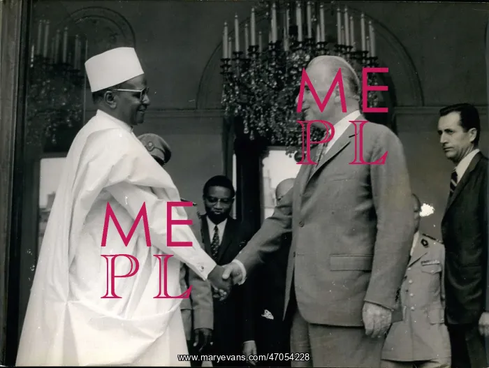 : President Pompidou and Hamani Diori of Niger : President Pompidou and Hamani Diori of Niger