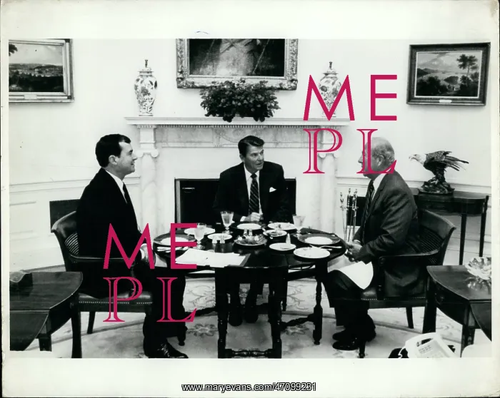: President Reagan, George Shultz and William Clark : President Reagan, George Shultz and William Clark