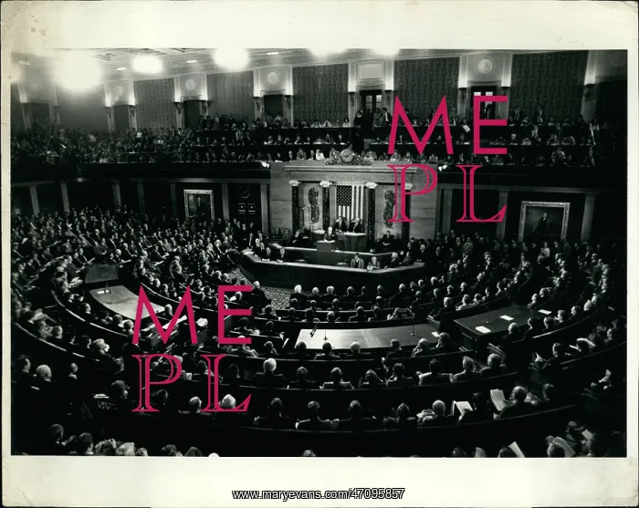 : President Reagan at joint session of US Congress : President Reagan at joint session of US Congress