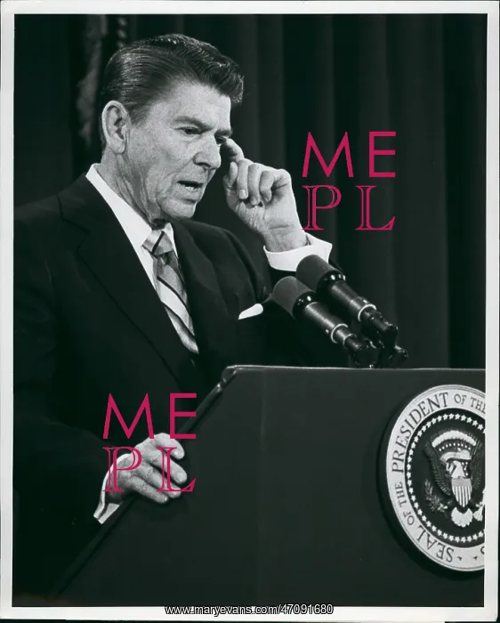 : President Reagan at press conference, Washington : President Reagan at press conference, Washington