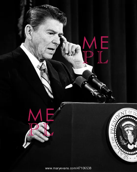 : President Reagan at press conference, Washington : President Reagan at press conference, Washington