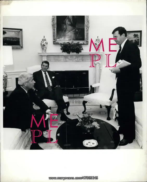 : President Reagan, Robert Dillon and William Clark : President Reagan, Robert Dillon and William Clark