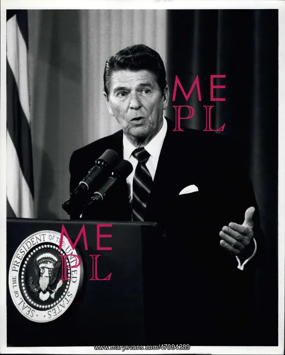 : President Reagan in televised press conference : President Reagan in televised press conference
