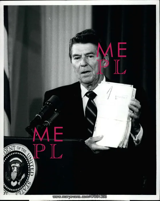 : President Reagan in televised press conference : President Reagan in televised press conference