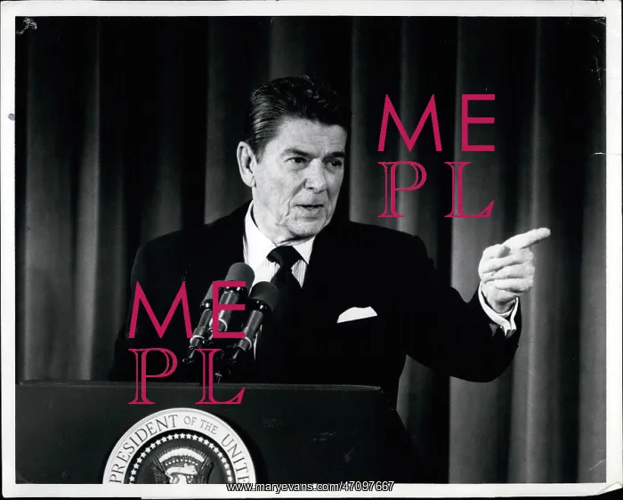 : President Reagan in televised press conference : President Reagan in televised press conference