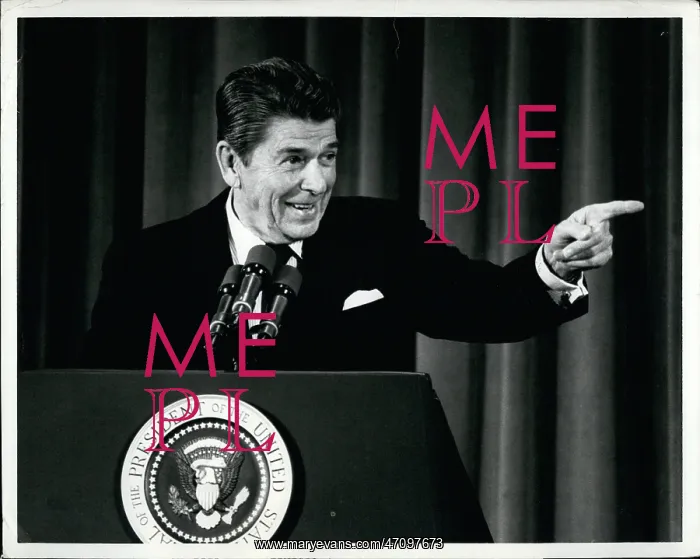 : President Reagan in televised press conference : President Reagan in televised press conference