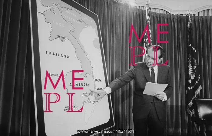 : President Richard Nixon announcing the US ? : President Richard Nixon announcing the US ?