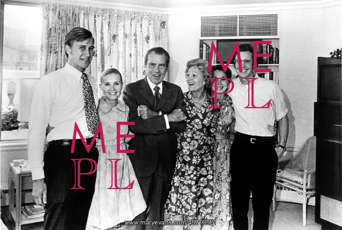 : President RICHARD NIXON, posing with his ? : President RICHARD NIXON, posing with his ?