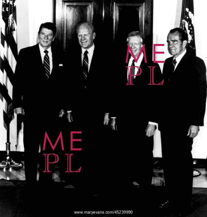: President Ronald Reagan with former presidents ? : President Ronald Reagan with former presidents ?