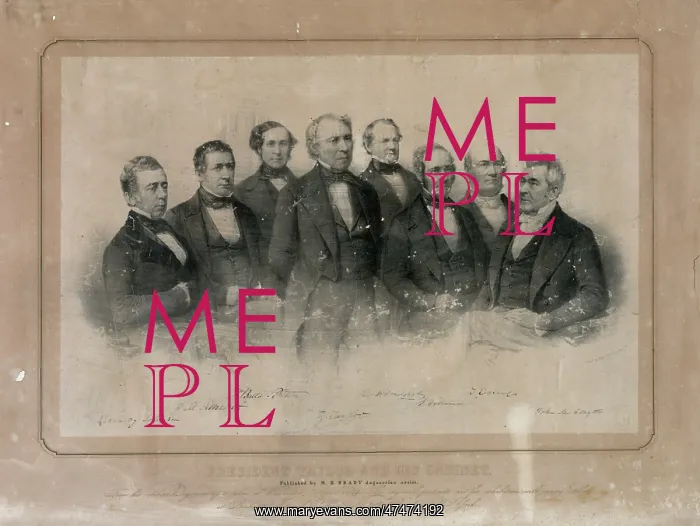 : President Taylor and his cabinet : President Taylor and his cabinet