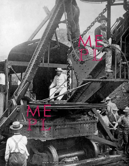 : President Theodore Roosevelt on a steam ? : President Theodore Roosevelt on a steam ?