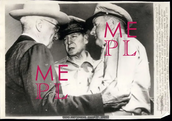 : President Truman, General MacArthur, Courtney Whitney : President Truman, General MacArthur, Courtney Whitney