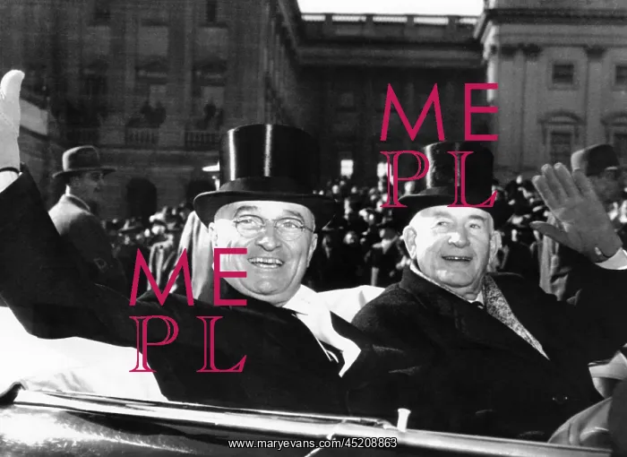 : President Truman with his Vice President, ? : President Truman with his Vice President, ?