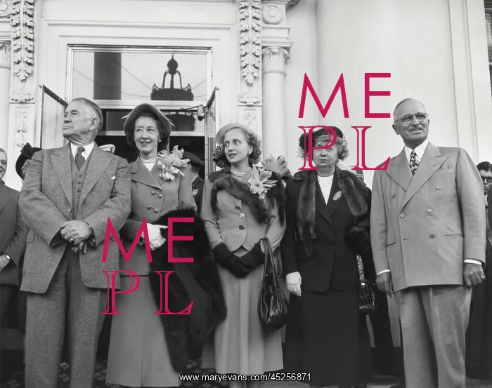 : President Truman and VP-elect Barkley at the White : President Truman and VP-elect Barkley at the White