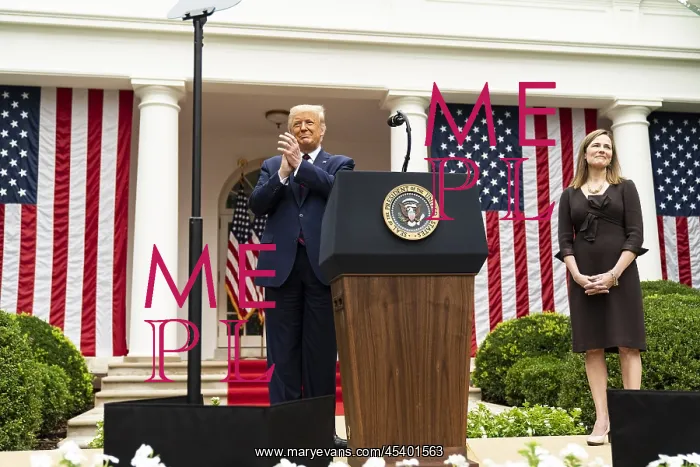 : President Trump applauds his nominee for Associate : President Trump applauds his nominee for Associate