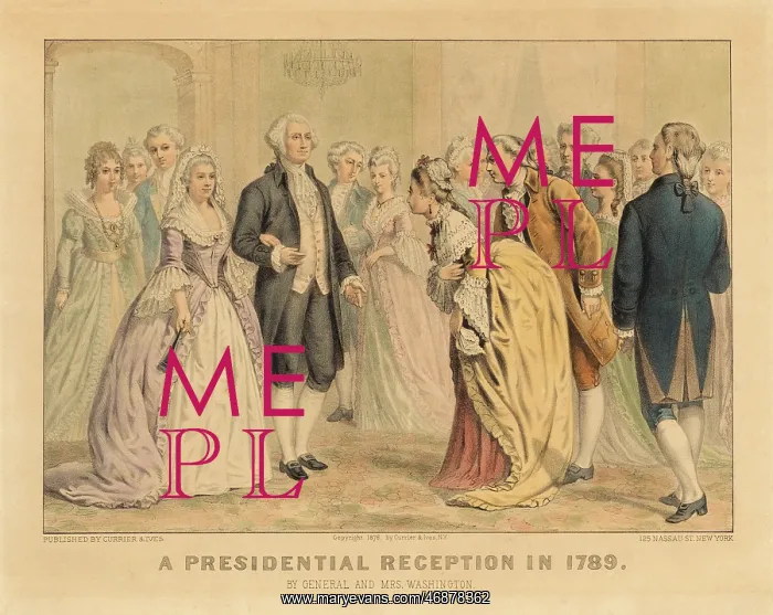  : A Presidential Reception by George Washington