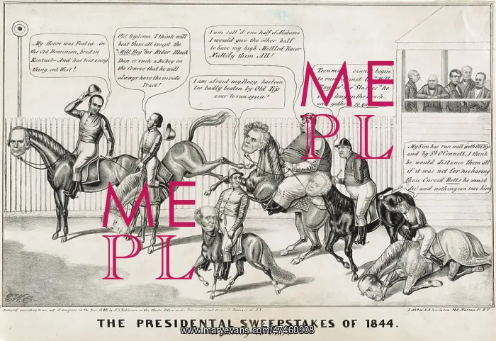 : The presidential sweepstakes of 1844. Preparing to start : The presidential sweepstakes of 1844. Preparing to start