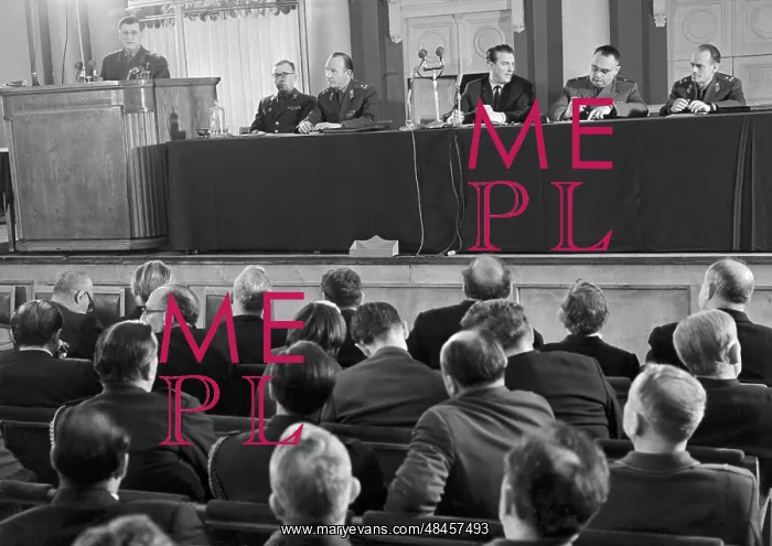 : Press-conference of Marshal Vasily Sokolovsky : Press-conference of Marshal Vasily Sokolovsky