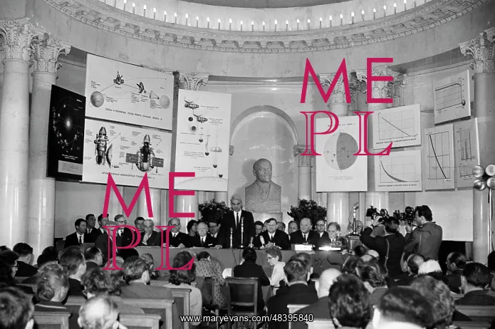 : Press conference on Venera 4 space probe flight, 1967 : Press conference on Venera 4 space probe flight, 1967
