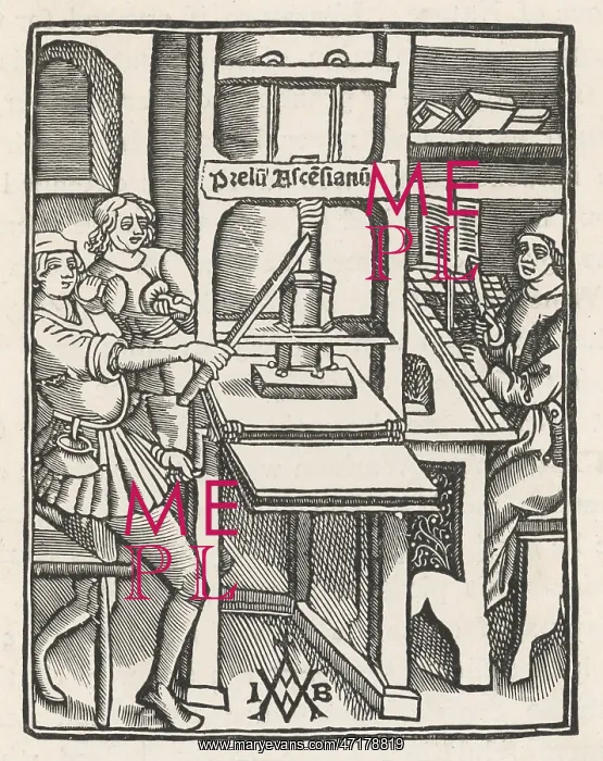: PRESS OF JODOCUS BADIUS : PRESS OF JODOCUS BADIUS