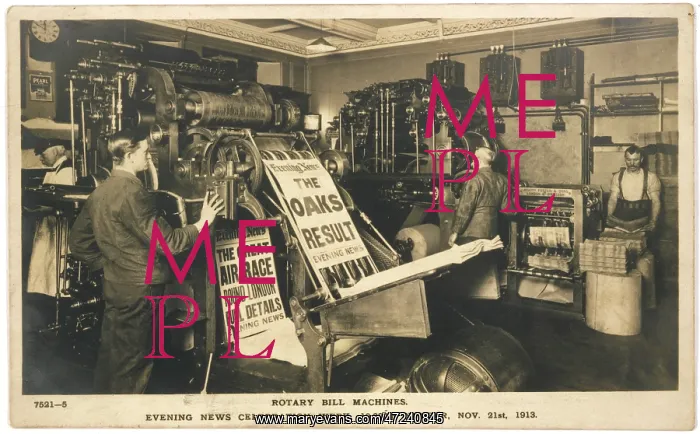 : PRESS MACHINERY 1913 : PRESS MACHINERY 1913