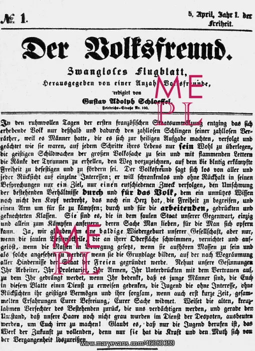 : press / media, journals / magazines, Der Volksfreund : press / media, journals / magazines, Der Volksfreund