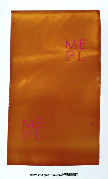 : Pressed amber : Pressed amber